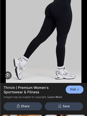 Black Ribbed High-Waist Leggings